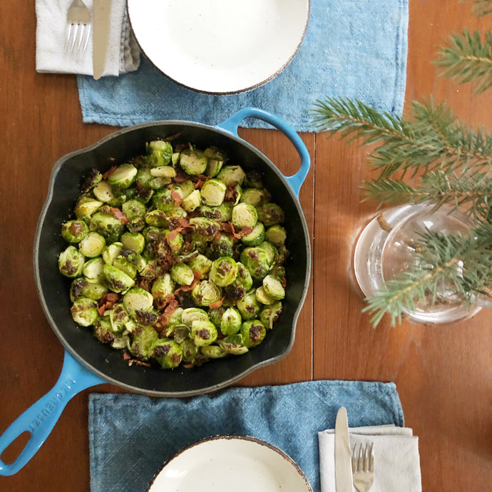 quick and easy roasted brussel sprouts
