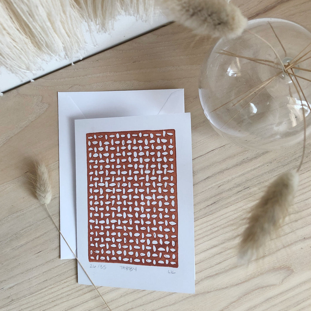 greeting cards - weaving patterns