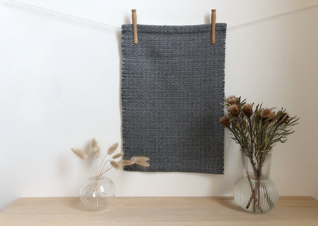 handwoven placemats navy
