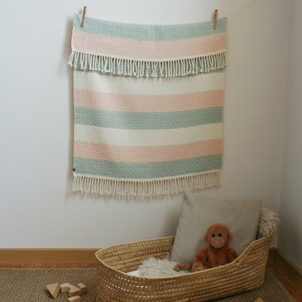 handwoven baby blanket