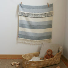 Load image into Gallery viewer, handwoven baby blanket
